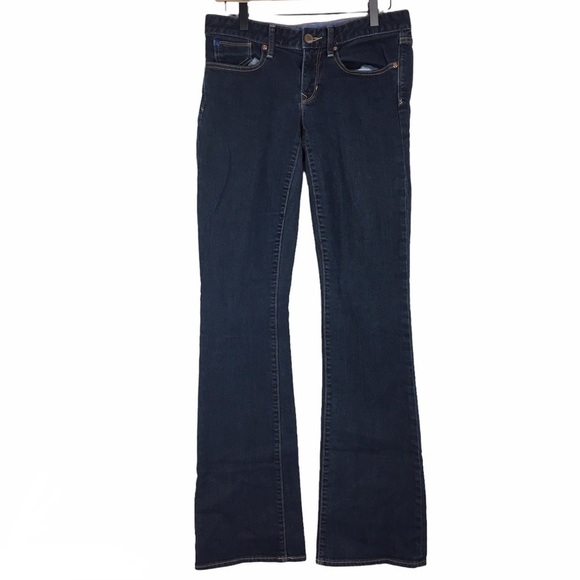 GAP Jeans Curvy Bootcut Low Rise Dark Wash Stretch Size 28/6xl Extra Long Inseam - Picture 11 of 11